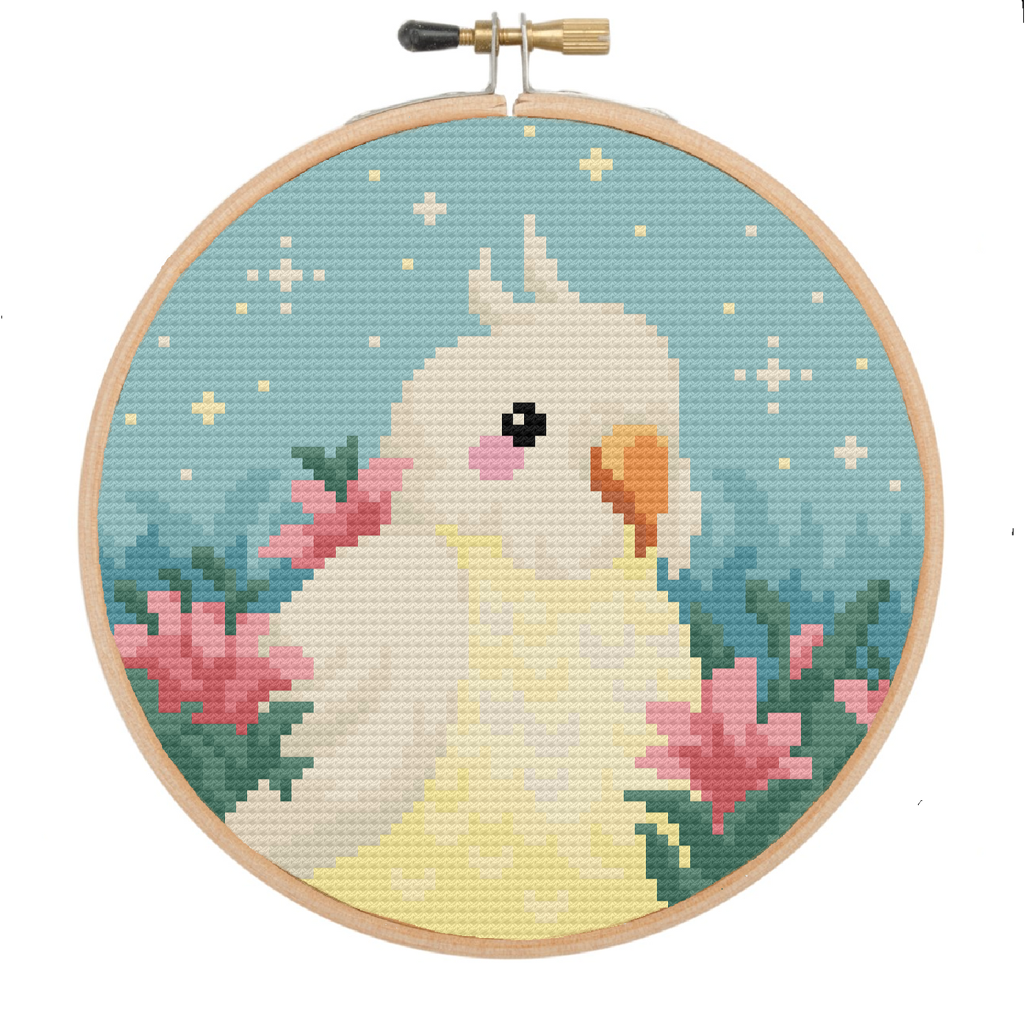 Pastel Cockatiel - Bird Collection - Cross Stitch Pattern PDF Download