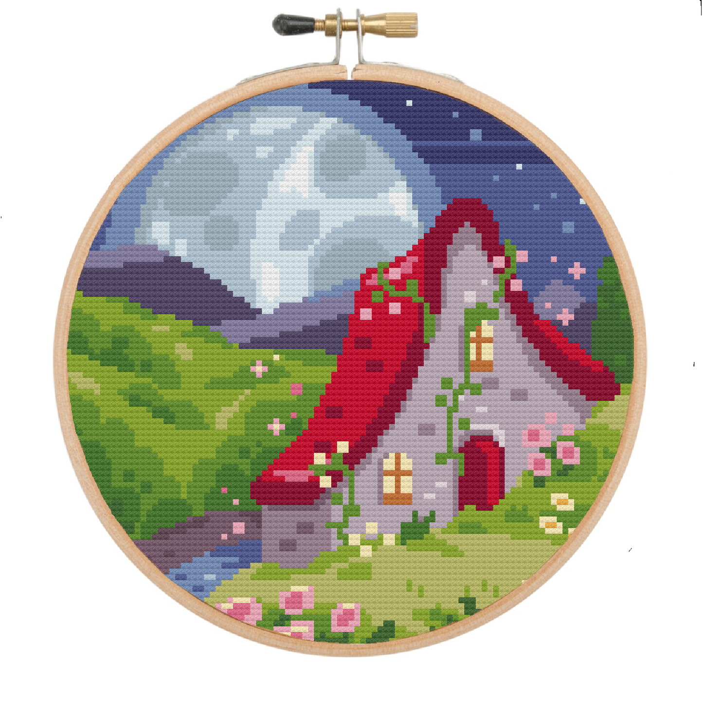 Fairy House - Nature Collection - Cross Stitch Pattern PDF Download