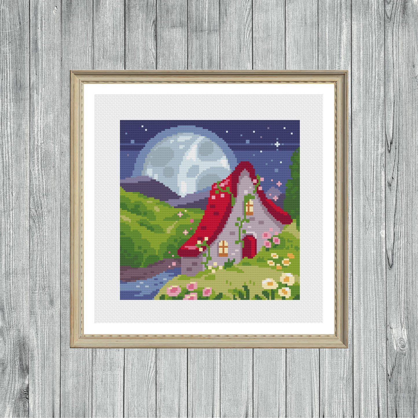 Fairy House - Nature Collection - Cross Stitch Pattern PDF Download