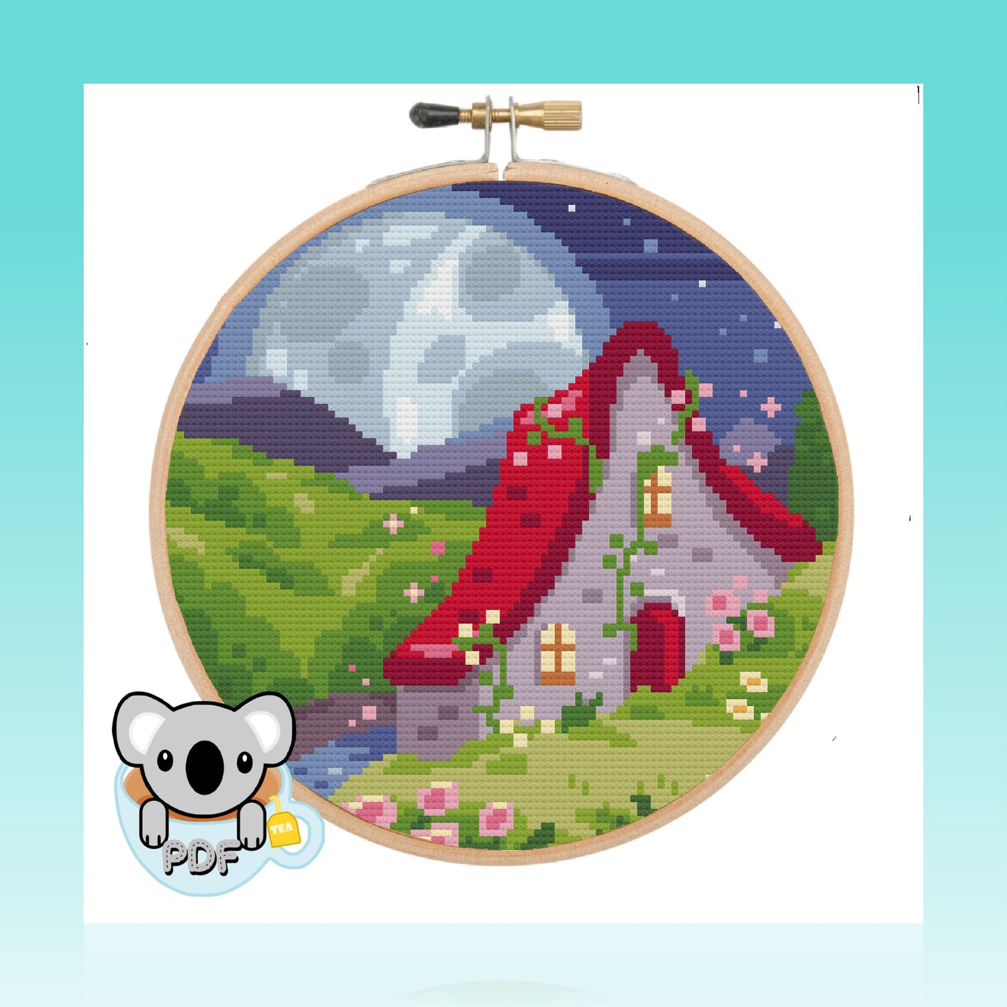 Fairy House - Nature Collection - Cross Stitch Pattern PDF Download