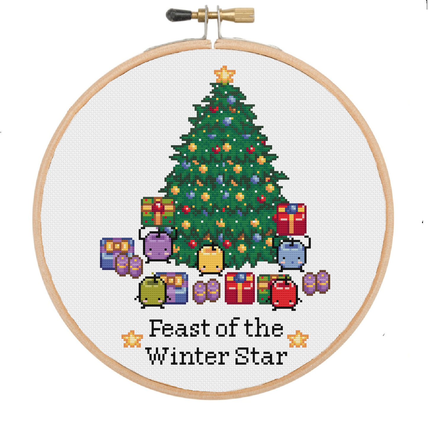 Feast of the Winter Star - Stardew Valley - Cross Stitch Pattern PDF Download