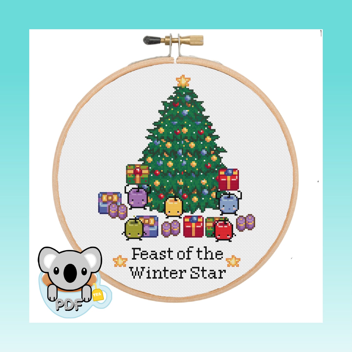 Feast of the Winter Star - Stardew Valley - Cross Stitch Pattern PDF Download