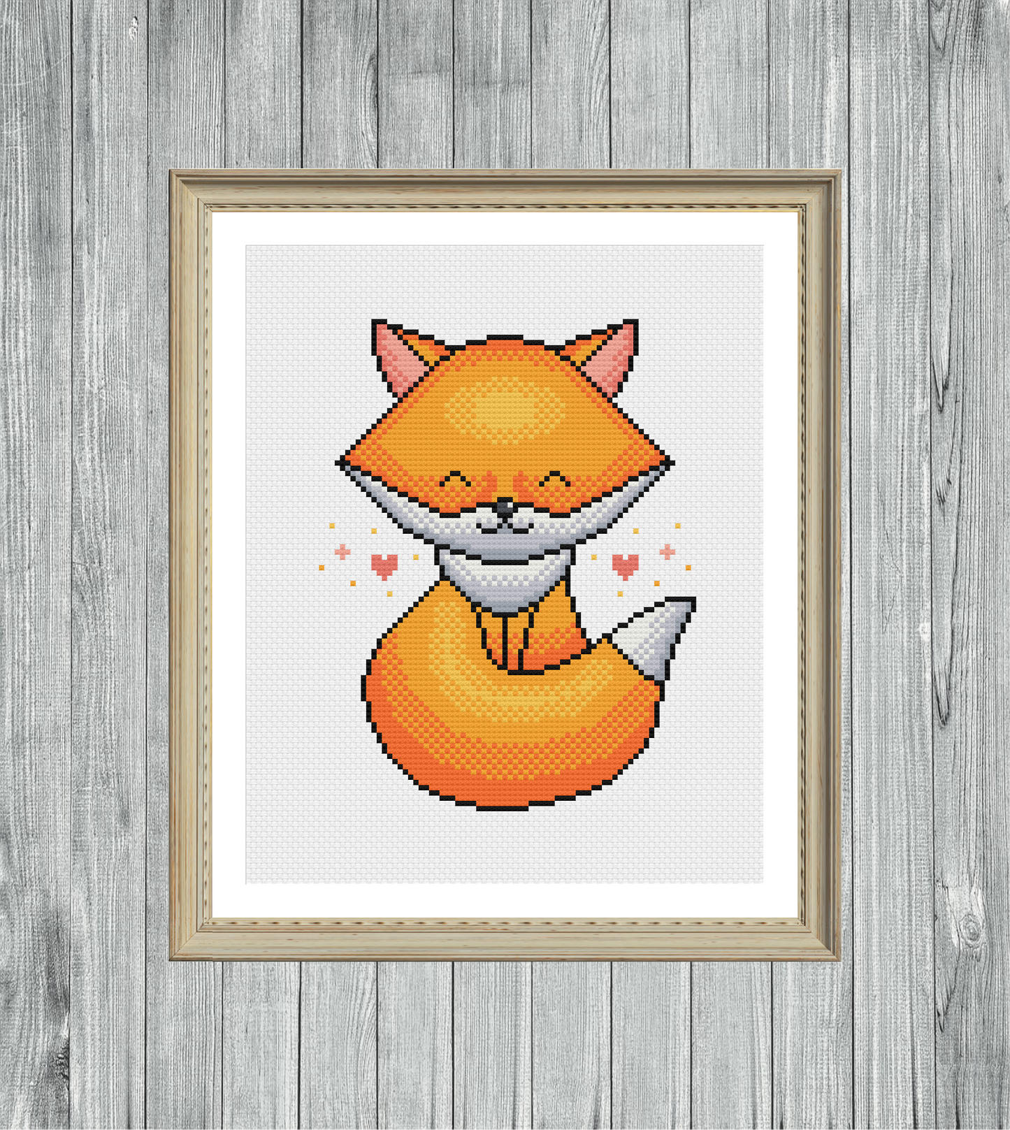 Felix the Fox - Wildlife Collection - Cross Stitch Pattern PDF Download