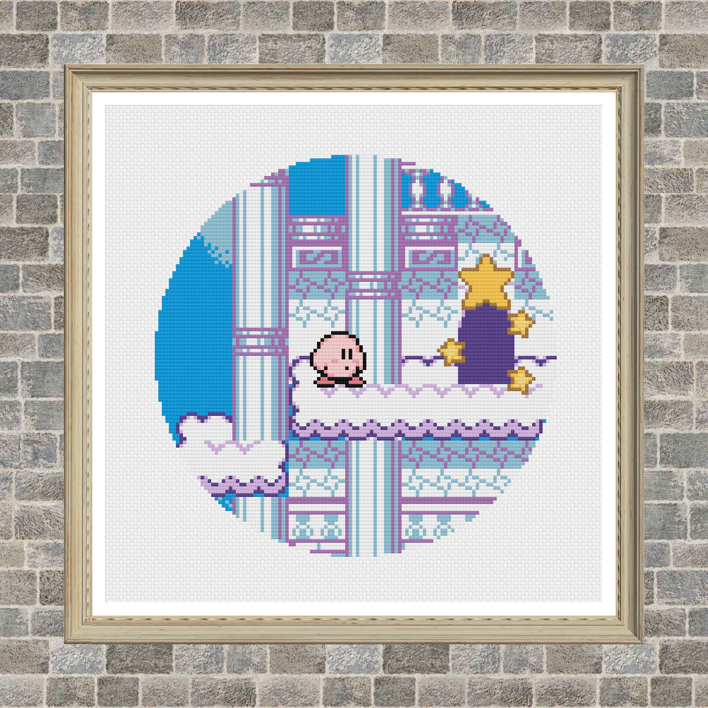 Grape Garden - Kirbys Adventure - Cross Stitch Pattern PDF Download