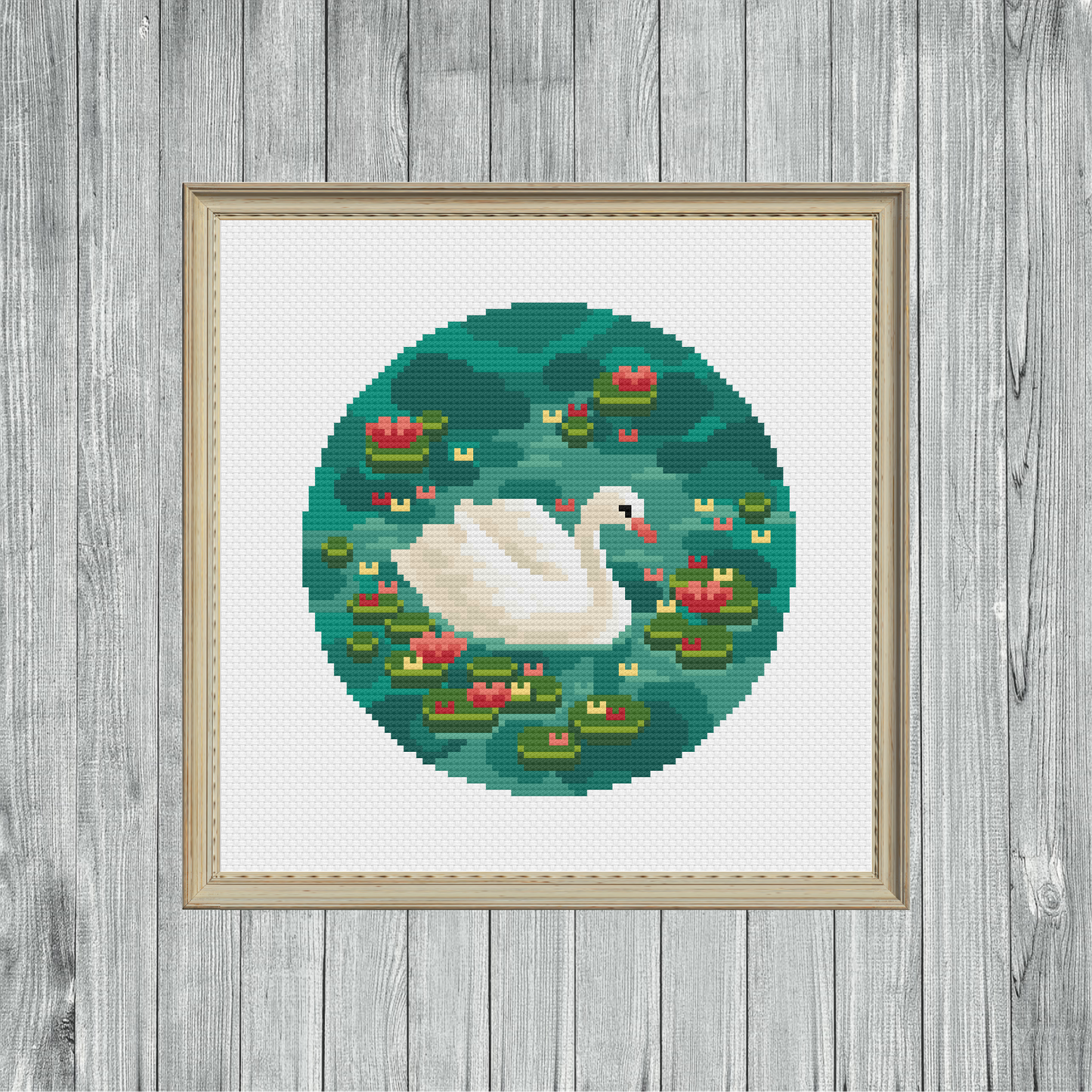 Swan Lake - Bird Collection - Cross Stitch Pattern PDF Download