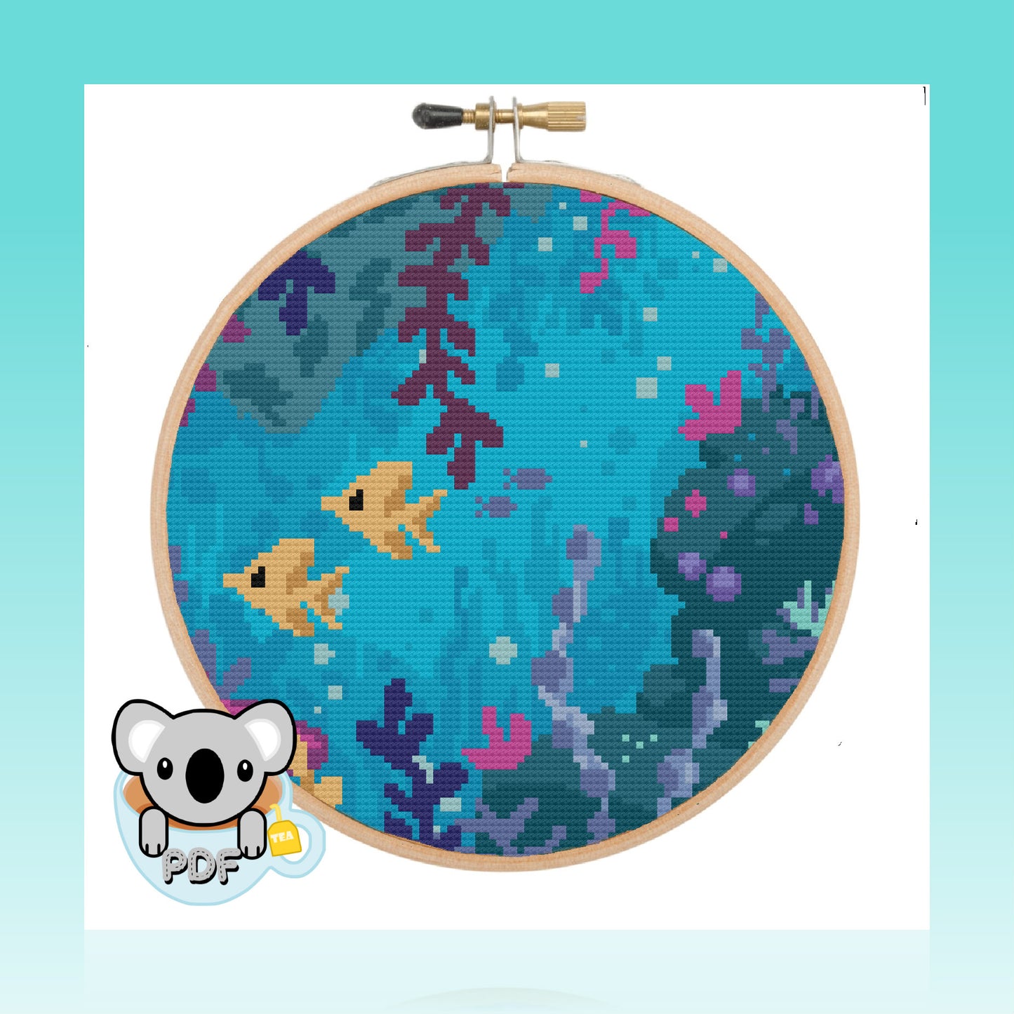 Under the Sea - Sealife Collection - Cross Stitch Pattern PDF Download