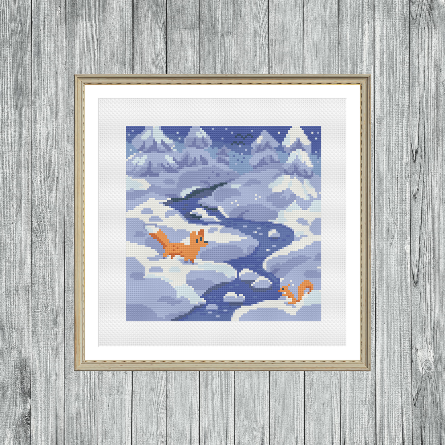 Winter Wonderland - Wildlife Collection - Cross Stitch Pattern PDF Download