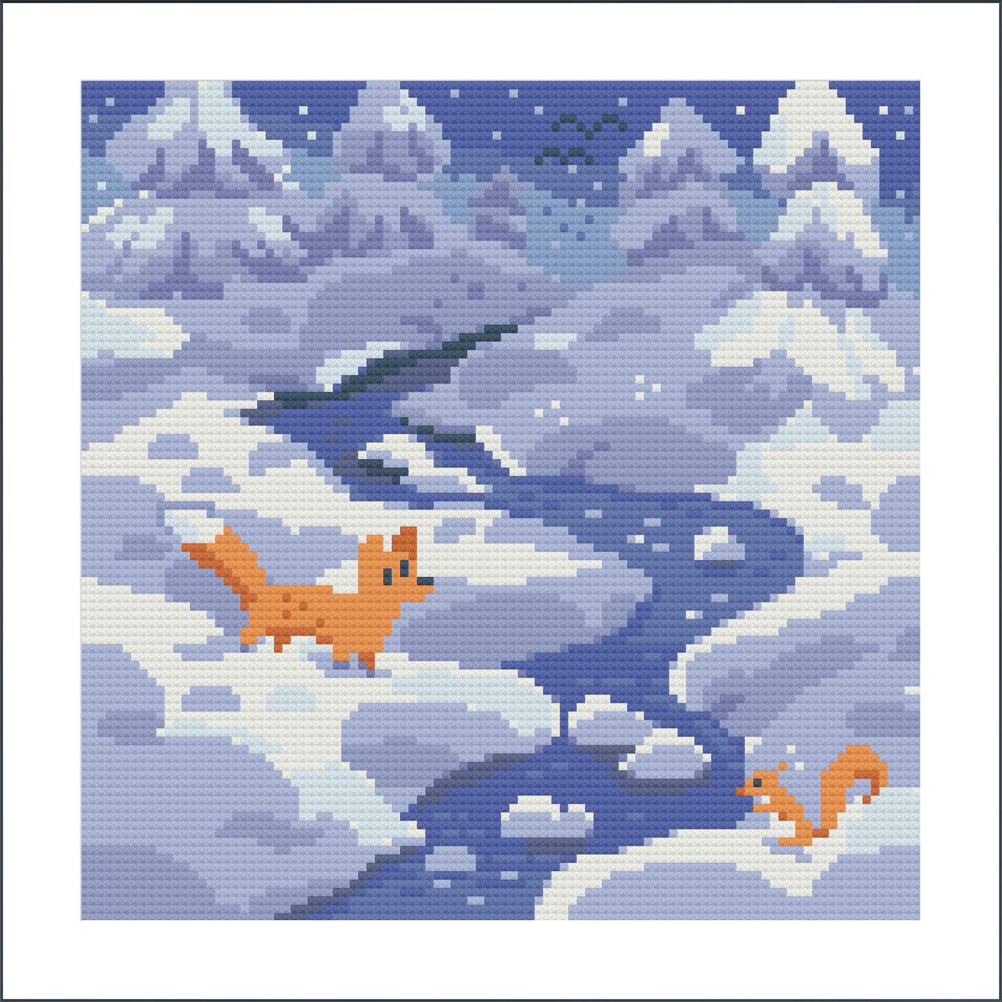 Winter Wonderland - Wildlife Collection - Cross Stitch Pattern PDF Download