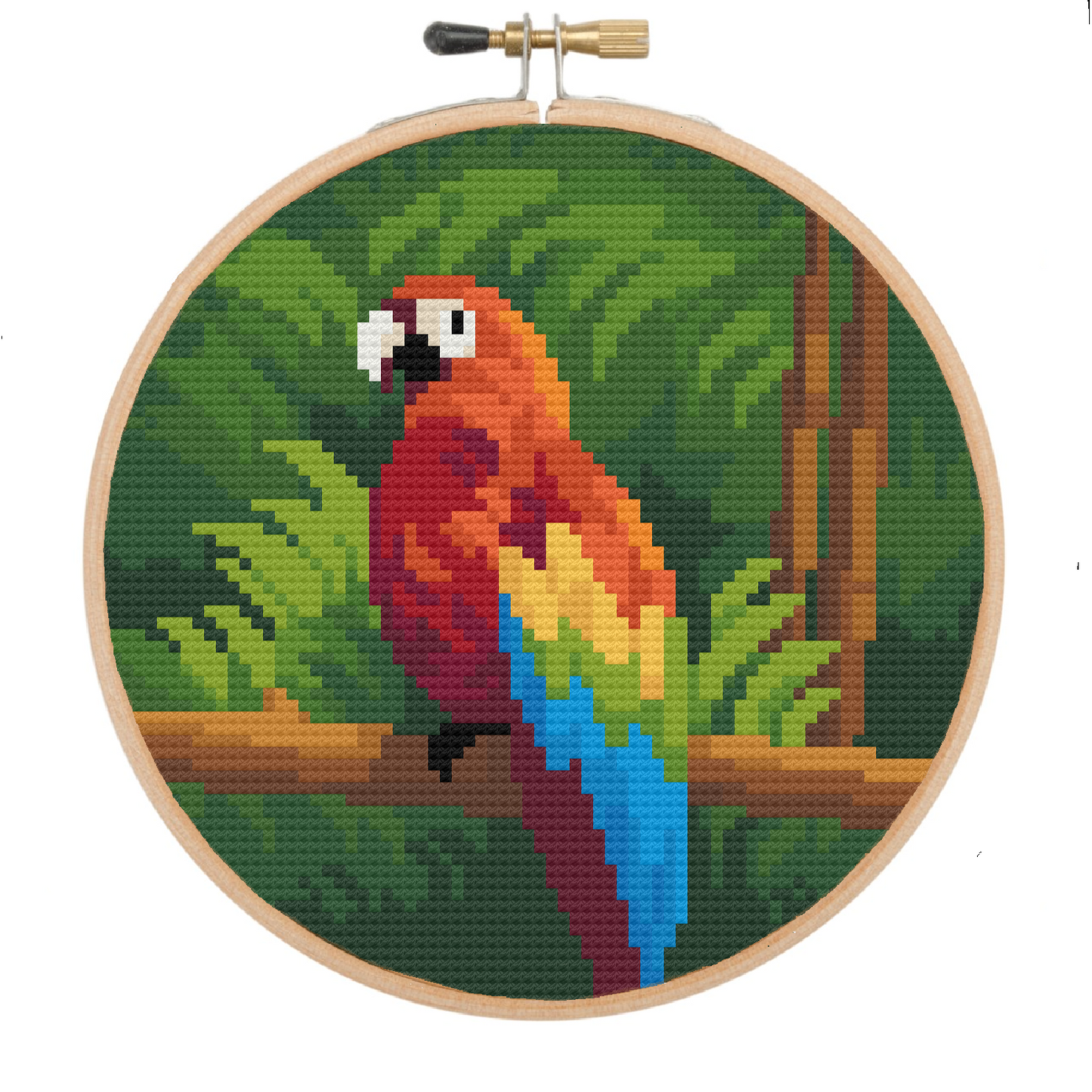 Macaw Parrot - Bird Collection - Cross Stitch Pattern PDF Download