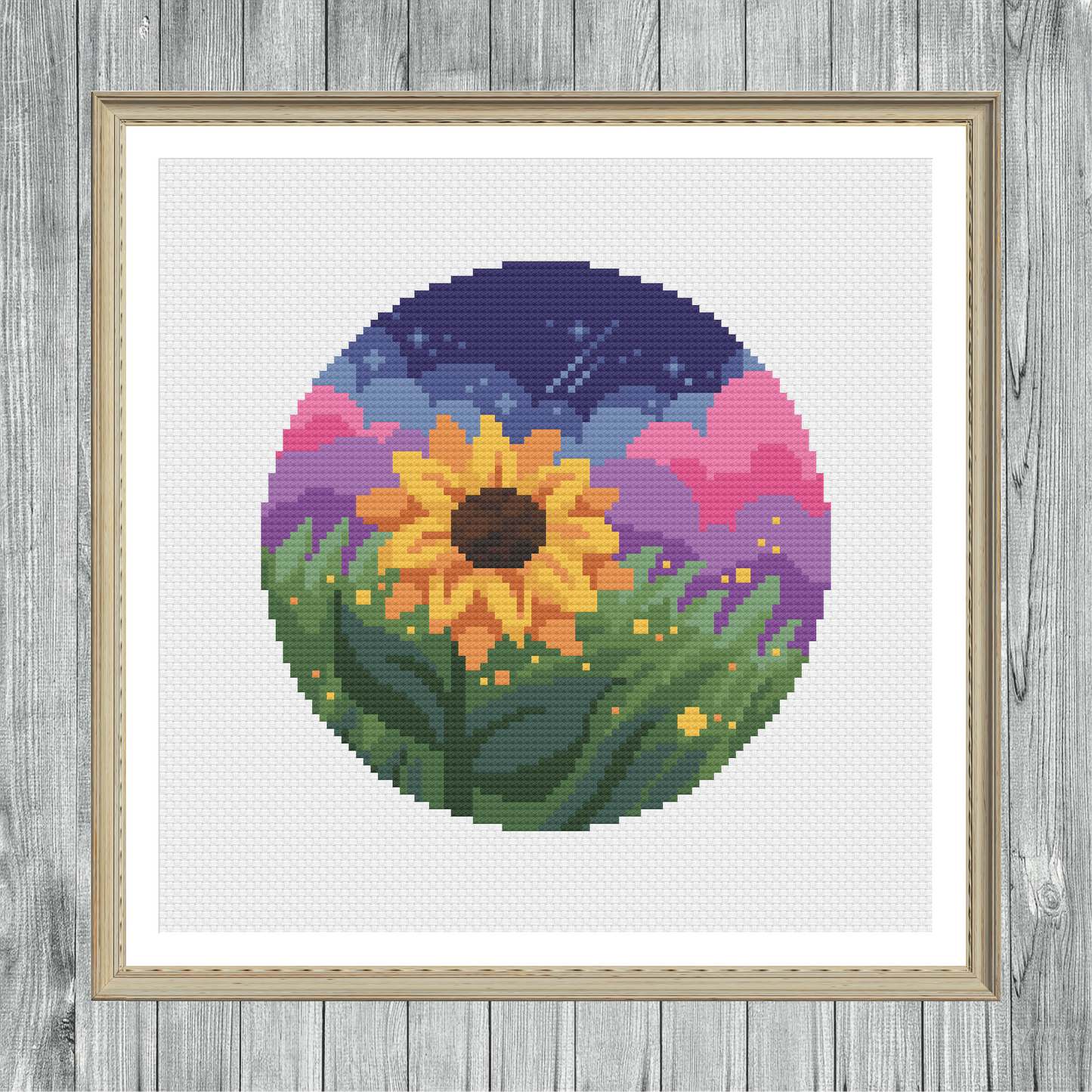Sunflower - Flowers & Plants Collection - Cross Stitch Pattern PDF Download