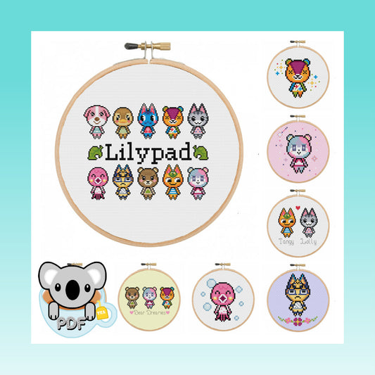 Custom Villager Pattern - Animal Crossing - Made to Order Cross Stitch Pattern PDF