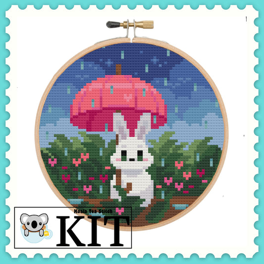 April Showers Bunny - Bunny Collection - Cross Stitch Kit