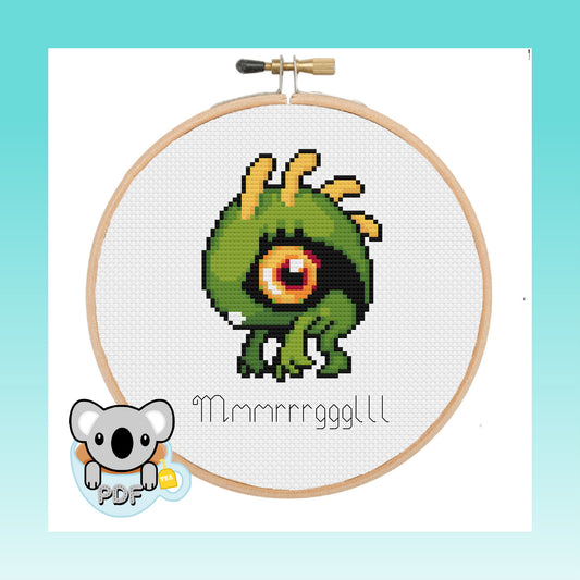 Baby Murloc - World Of Warcraft - Cross Stitch Pattern PDF Download