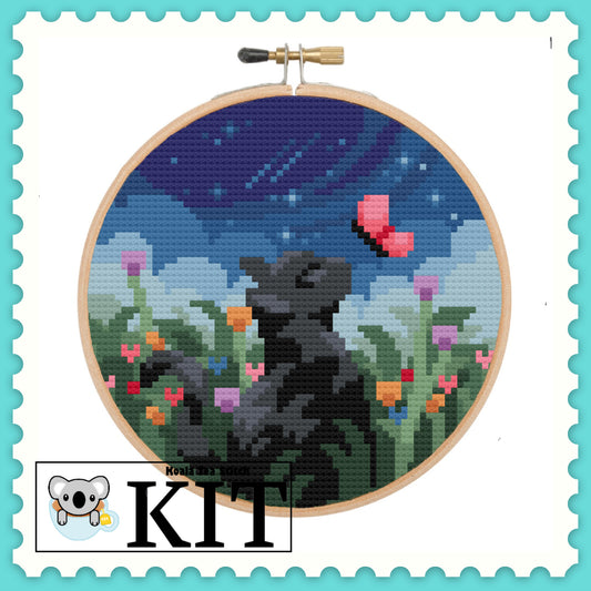 Black Cat - Nature Collection - Cross Stitch Kit