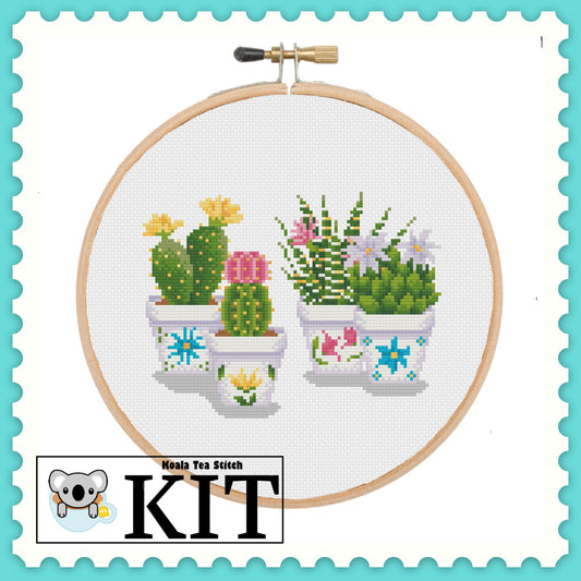 Cacti Collection - Flowers & Plants Collection - Cross Stitch Kit