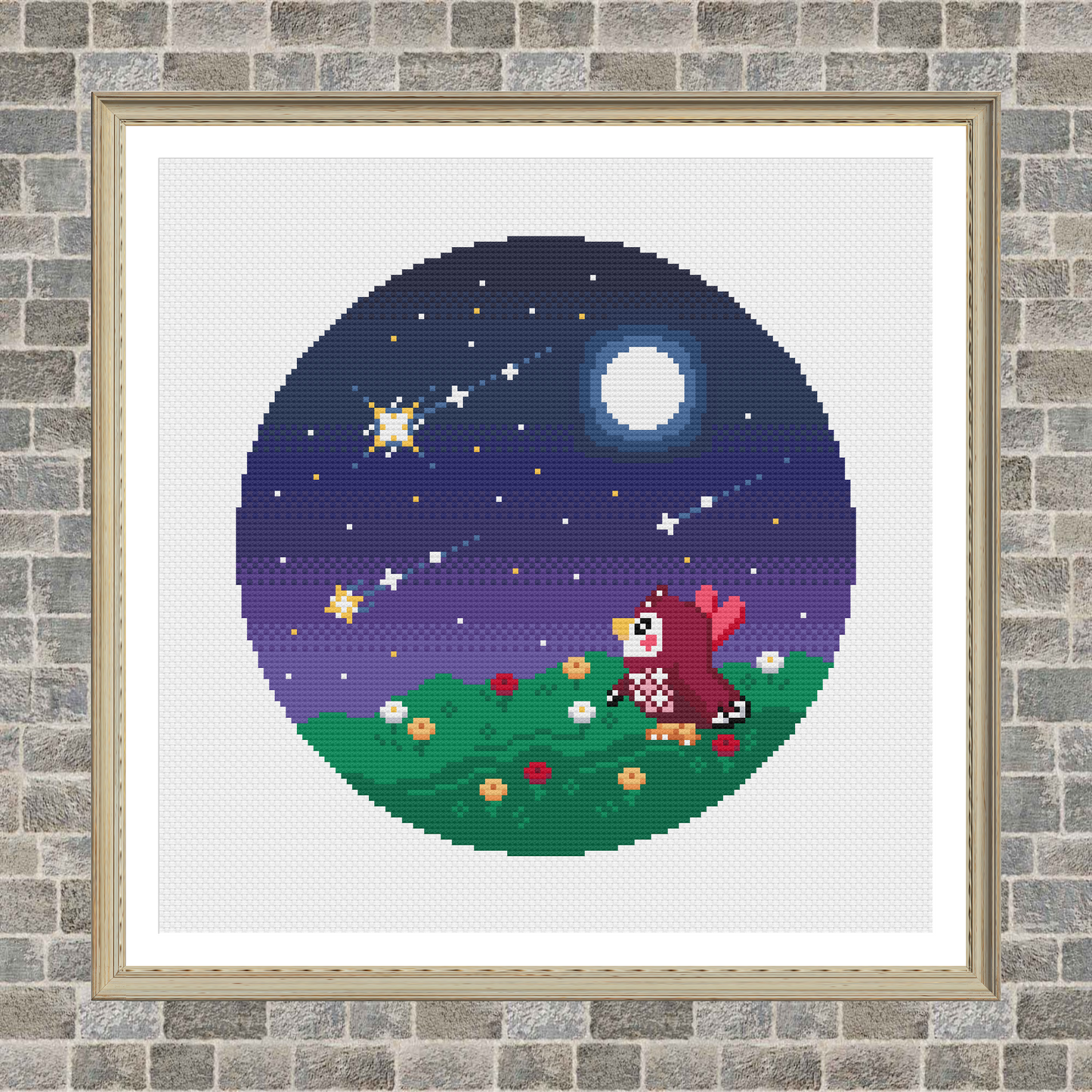 Stargazing Celeste - Animal Crossing - Cross Stitch Pattern PDF Download