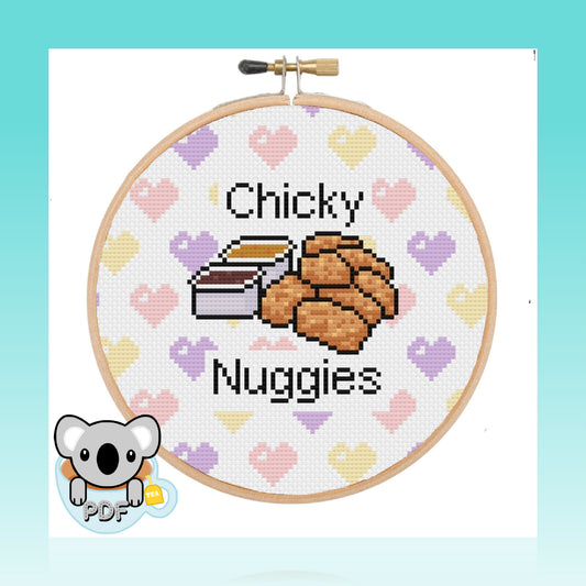 Chicky Nuggies - Food & Drinks Collection - Cross Stitch Pattern PDF Download