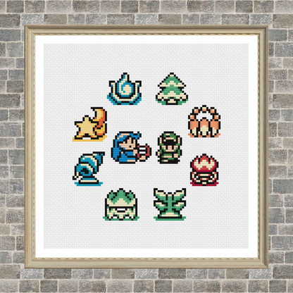 Essence of Time - Legend of Zelda - Cross Stitch Pattern PDF Download