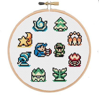 Essence of Time - Legend of Zelda - Cross Stitch Pattern PDF Download