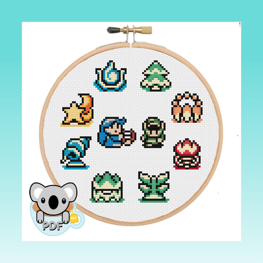 Essence of Time - Legend of Zelda - Cross Stitch Pattern PDF Download