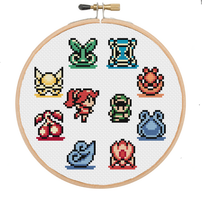 Essence of Nature - Legend of Zelda - Cross Stitch Pattern PDF Download