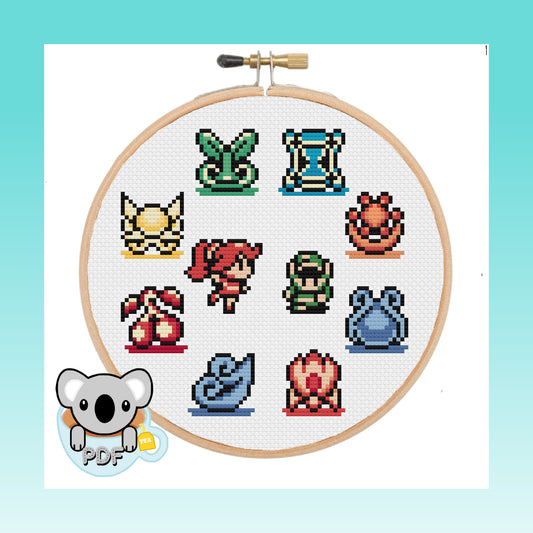 Essence of Nature - Legend of Zelda - Cross Stitch Pattern PDF Download