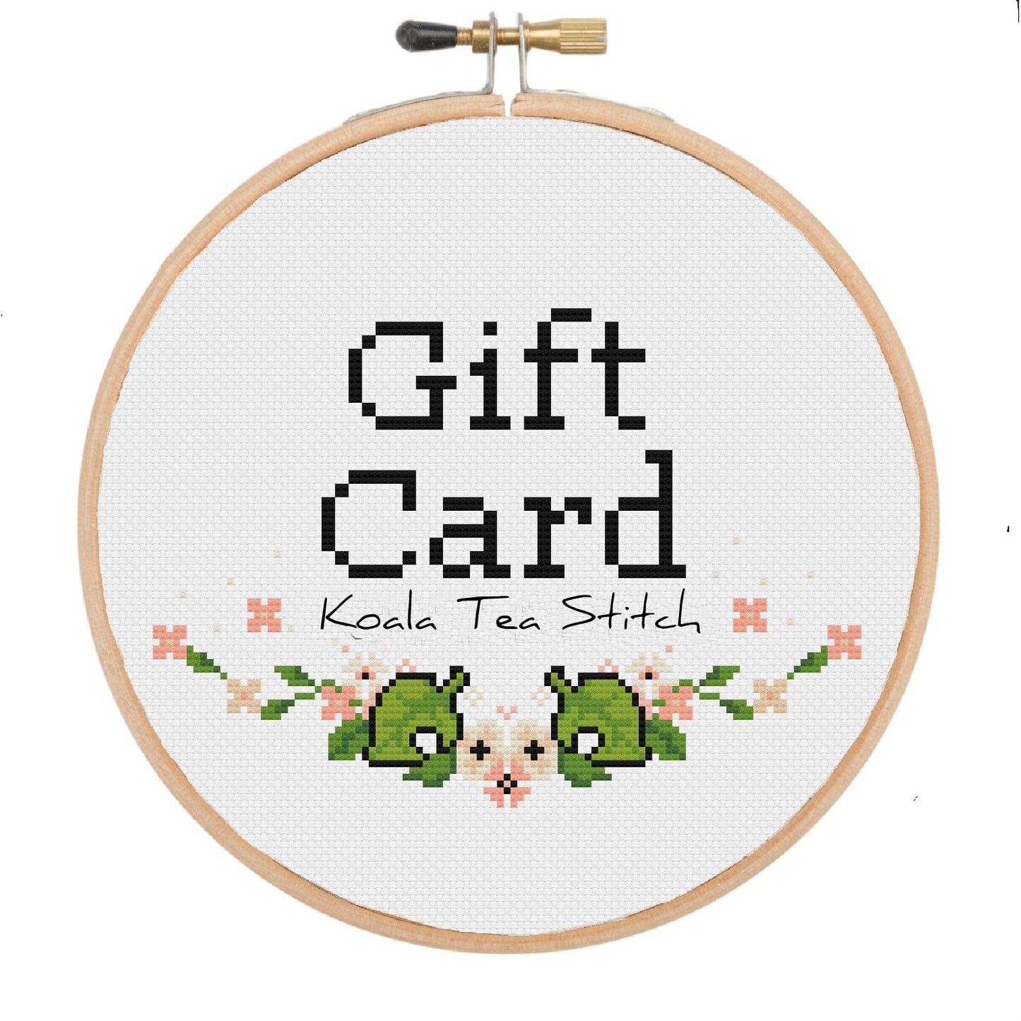 Koala Tea Stitch Gift Card