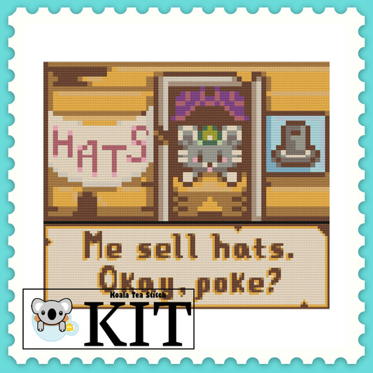 Hat Mouse - Stardew Valley - Cross Stitch Kit