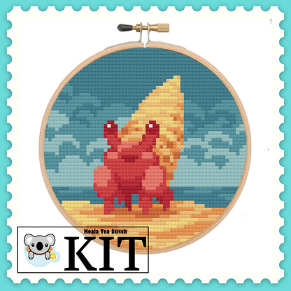 Hermit Crab - Sealife Collection - Cross Stitch Kit