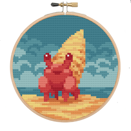 Hermit Crab - Sealife Collection - Cross Stitch Kit