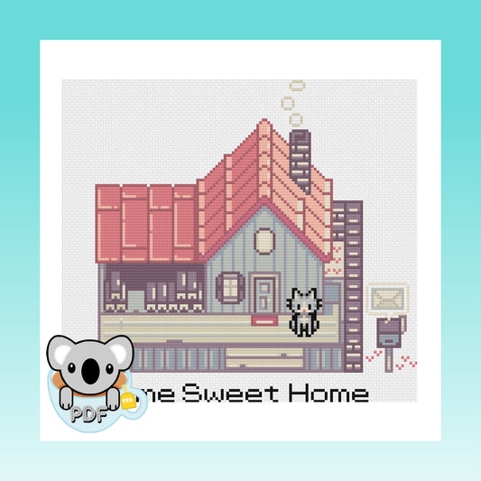 Home Sweet Home - Stardew Valley - Cross Stitch Pattern PDF Download