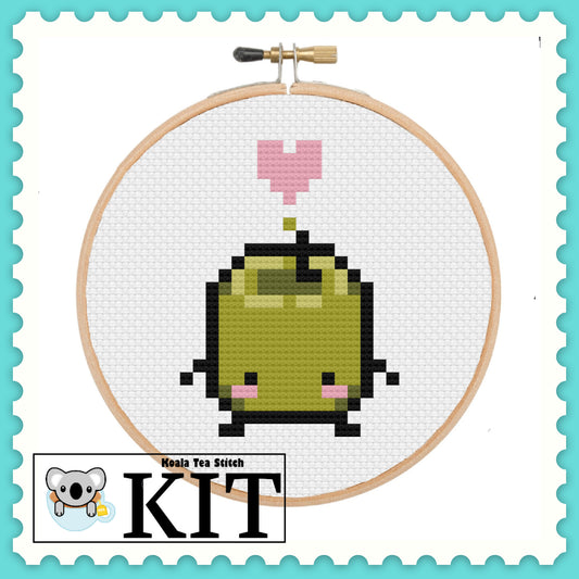 Junimo Heart Choose your own colour! - Stardew Valley - Cross Stitch Kit