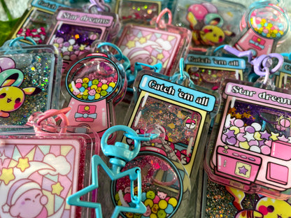 Pastel Bubblegum Machine Keychain