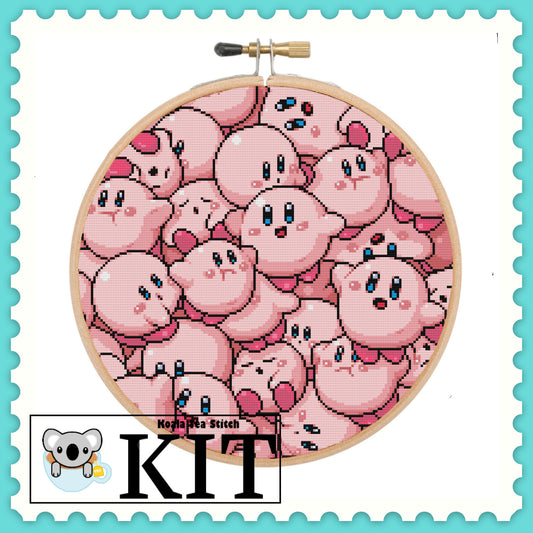 Kirby Pile - Kirby - Cross Stitch Kit