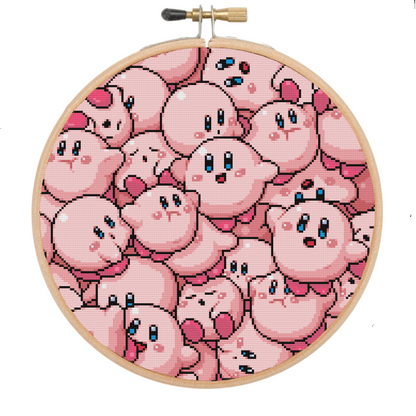 Kirby Pile - Kirby - Cross Stitch Kit