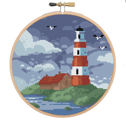 Lighthouse - Nature Collection - Cross Stitch Pattern PDF Download