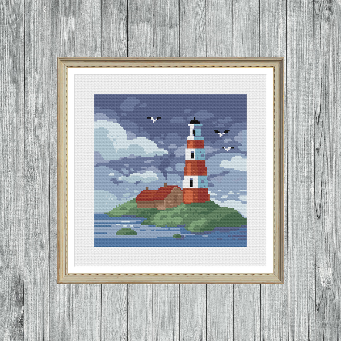 Lighthouse - Nature Collection - Cross Stitch Pattern PDF Download