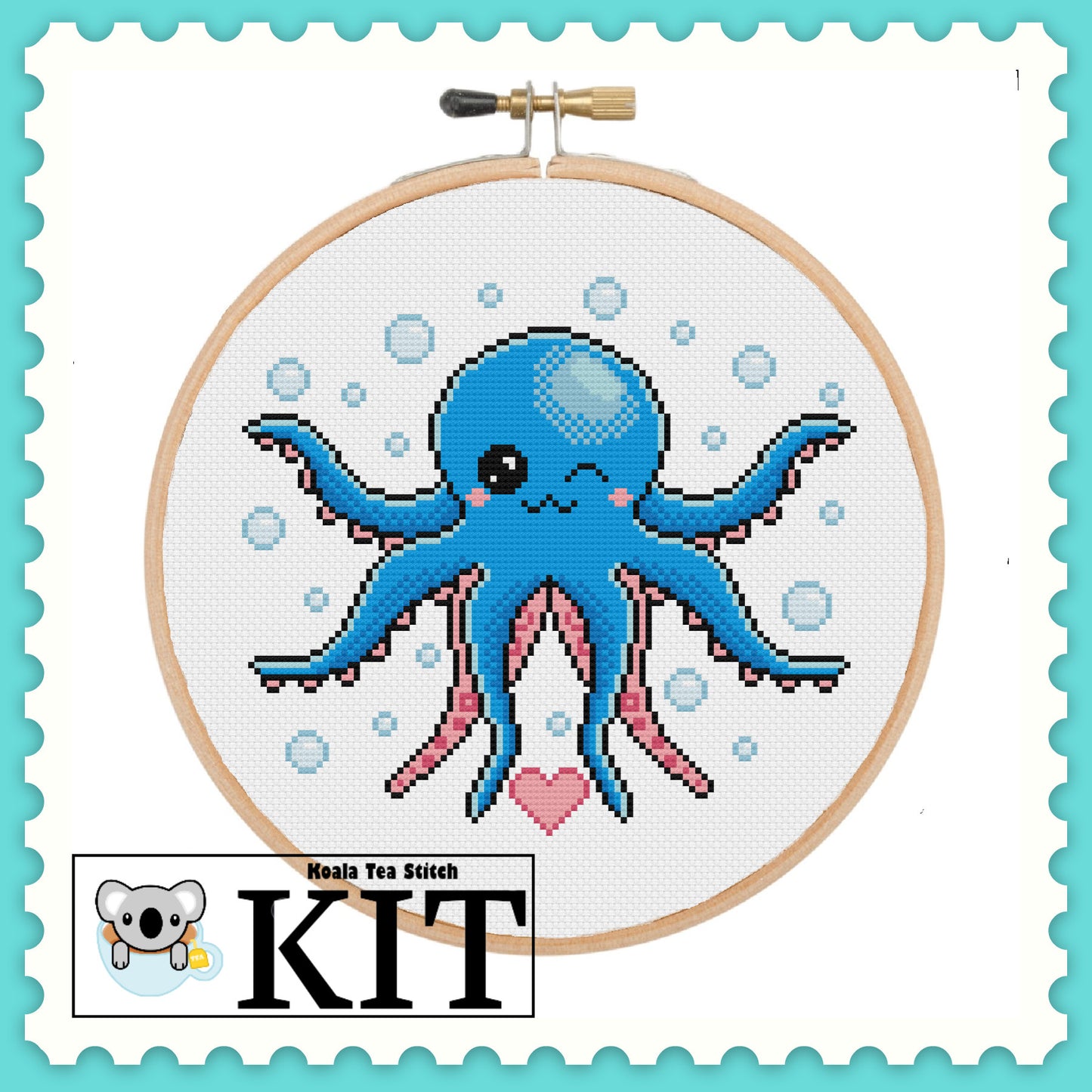 Ollie the Octopus - Sea Life Collection - Cross Stitch Kit