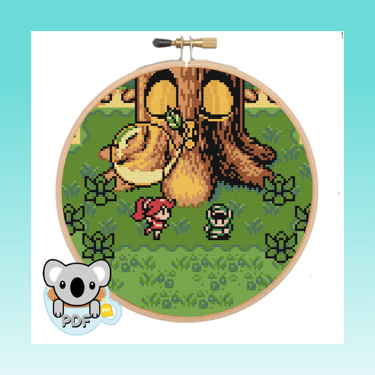 Oracle of Seasons Maku - Legend of Zelda - Cross Stitch Pattern PDF Download