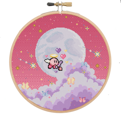 Pastel Cupid - Kirby - Cross Stitch Kit