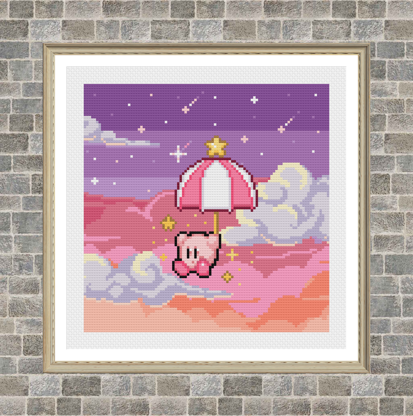 Pastel Dreams - Kirby - Cross Stitch Pattern PDF Download