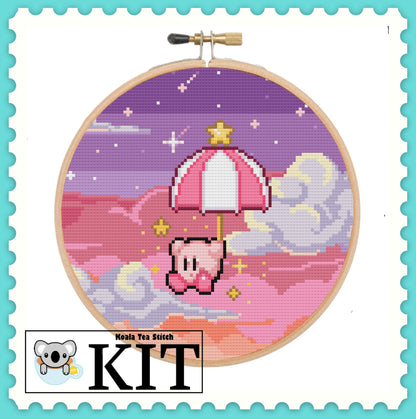 Pastel Dreams - Kirby - Cross Stitch Kit