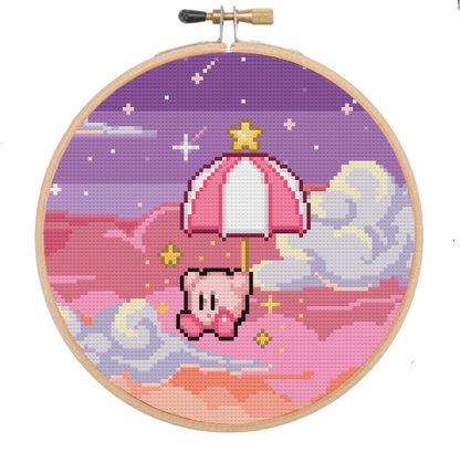 Pastel Dreams - Kirby - Cross Stitch Pattern PDF Download