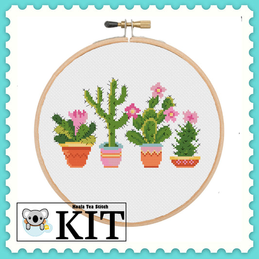 Prickly Cacti Collection - Flowers & Plants Collection - Cross Stitch Kit