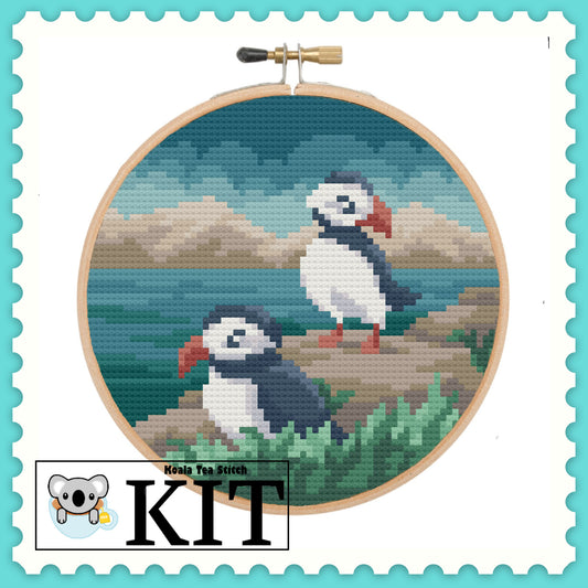 Puffins - Wildlife Collection - Cross Stitch Kit