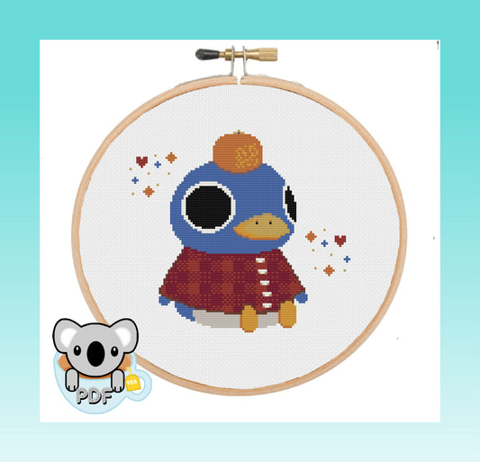 Roald - Animal Crossing - Cross Stitch Pattern PDF Download