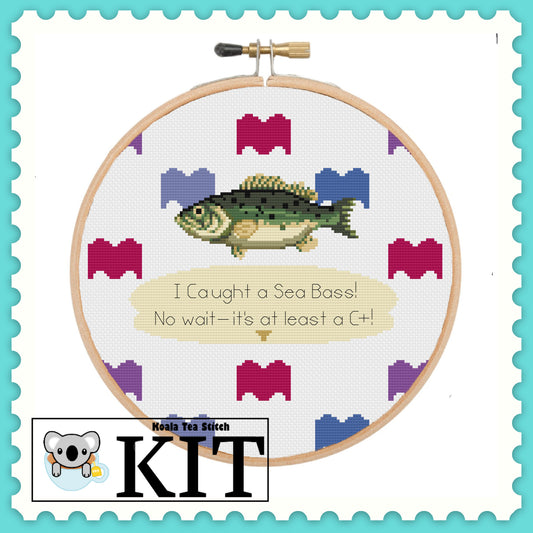 Sea Bass C+ - Animal Crossing - Cross Stitch Kit