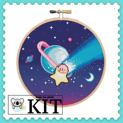 Shooting Star - Kirby - Cross Stitch Kit