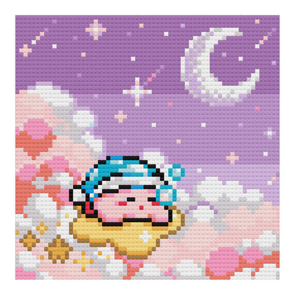 Sleepy Dreams - Kirby - Cross Stitch Pattern PDF Download