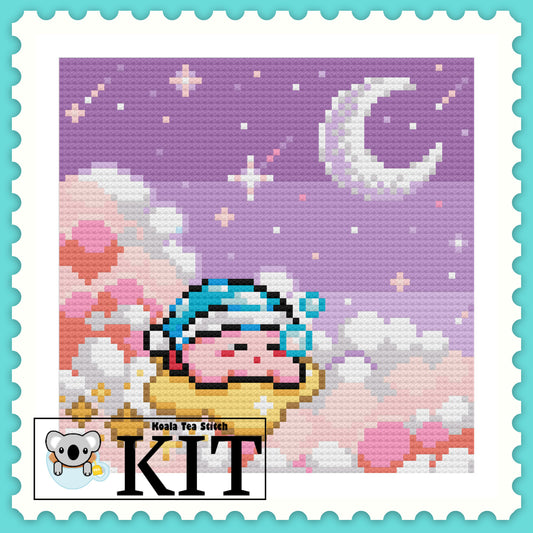 Sleepy Dreams - Kirby - Cross Stitch Kit